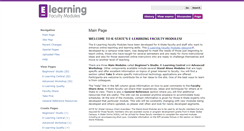 Desktop Screenshot of elearningfacultymodules.org